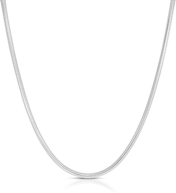 Pharaoh Snake Chain - 3mm Silver - Image 2