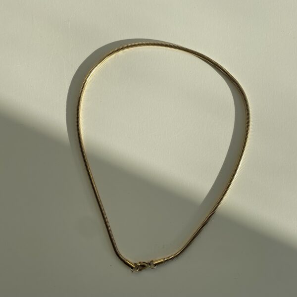 Pharaoh Snake Chain - 3mm Gold - Image 2