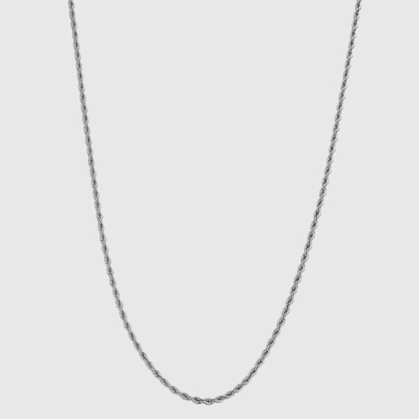 Rope Chain - 3mm Silver