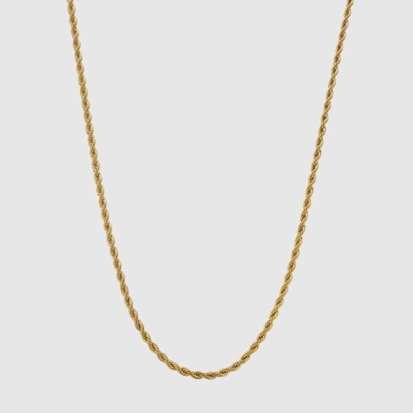 Rope Chain - 3mm Gold